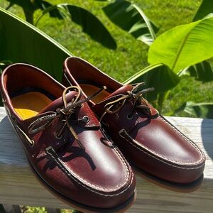Timberland men's Classic Boat  Reddish Brown Brown Full Grain US Size 10.5